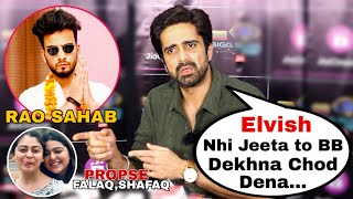 Avinash sachdev Praised Elvish YadavReact In Relationship With FakaqShafaq Naaz  Abhiya Love [upl. by Risley]