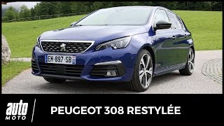 2017 Peugeot 308 restylée ESSAI  léquipe qui gagne avis performances prix [upl. by Suiraj]