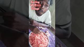 Eating Bhogate at village song viral youtubeshorts shortsfeed song fyu treandingvideo trend [upl. by Duax]