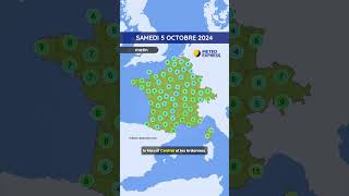 Météo du Samedi 5 au Lundi 7 Octobre 2024 [upl. by Huntley]