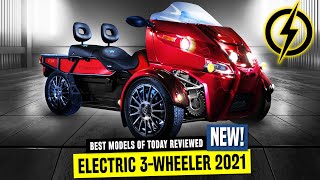 Top 10 Electric ThreeWheelers of Today Best Trikes and Tiny EV Models [upl. by Ayenet]