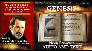 1  Book of Genesis  Read by Alexander Scourby  AUDIO amp TEXT  FREE on YouTube  GOD IS LOVE [upl. by Pirri411]