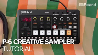 Roland AIRA Compact P6 Creative Sampler  Tutorial [upl. by Sulamith]