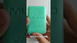 Musgo Soap Used by Kings From Portugal Green Foam soapasmr satisfying asmr espuma [upl. by Jasmina112]