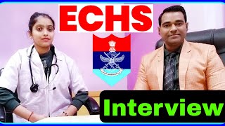 ECHS Interview l The ExServicemen Contributory Health Scheme Interview questions l PD Classes [upl. by Eimarrej]