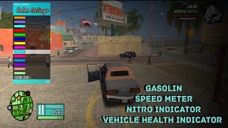 Gasoline V20 With Speedometer  GTA SA Android [upl. by Lokin]