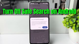 How to Turn Off Safe Search on Android [upl. by Joub]