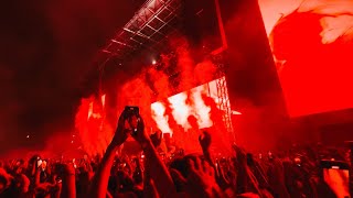 Travis Scott  AYE Live  Utopia tour Rome Italy INSANE MOMENT 4K HDR [upl. by Bertero]