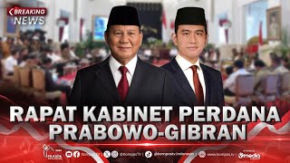 BREAKING NEWS  Presiden Prabowo Gelar Sidang Kabinet Perdana 2024 di Istana [upl. by Adnuhsat]