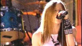 Avril Lavigne  Complicated live in mtv vmas 2002 [upl. by Alohs]