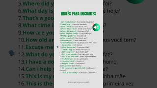 INGLÊS PARA INICIANTES [upl. by Kurt930]