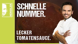 Schnelles TomatensauceRezept von Steffen Henssler [upl. by Sink360]