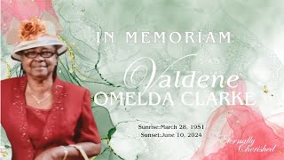 In Memoriam  Valdene Omelda Clarke [upl. by Craig202]