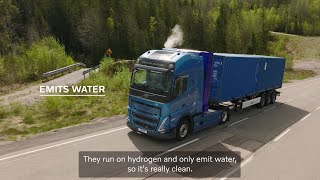 Nieuwe waterstofvrachtwagen Volvo Trucks getoond  Volvo Trucks Nederland [upl. by Burnard]