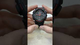 Come impostare l orario sul GShock GA100 tutorial orologio [upl. by Henig365]