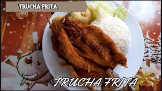 Como cocinar trucha frita Sin arina fácil y sencillo [upl. by Aynosal]