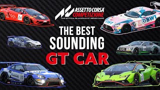 The BEST Sounding GT3 Cars  Assetto Corsa Competizione [upl. by Nyladnewg]