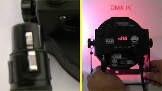 ADJ FAQ Express  How To Master Slave Or Daisy Chain Lighting Fixtures [upl. by Ardnaz]