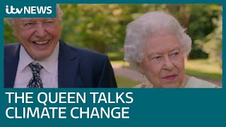 Queen shows funny side in conversation with Sir David Attenborough for ITV documentary  ITV News [upl. by Morganstein]