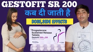 gestofit 200 sr uses in hindi  gestofit 200 sr  gestofit 200mg sr  gestofit 200mg sr tablet [upl. by Gwenette]