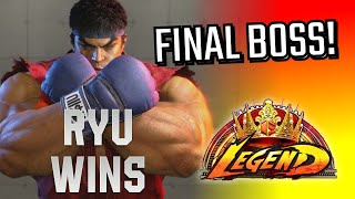 Legend Ryu in Grand Finals of Tournament Full Run [upl. by Myers491]