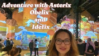 Adventure with Asterix Obelix and Idefix Atelier de Lumiere Paris [upl. by Ahsoem]