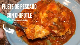 Filete de Pescado Tilapia con Chipotle  Las Recetas de Mama [upl. by Tandy]