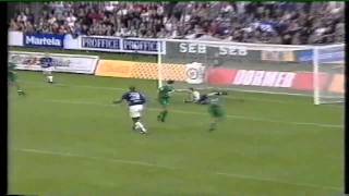 Halmstads BK  Hammarby IF 1  1 2002 [upl. by Aicilaanna]