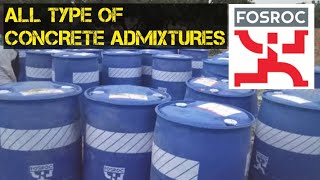 Type of Concrete Admixtures and their uses in Hindi [upl. by Yhtnomit]