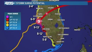 Hurricane Milton makes landfall near Siesta Key Florida as dangerous Category 3 [upl. by Moriarty]