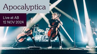 Apocalyptica Live at AB  Ancienne Belgique [upl. by Ahsyekat]