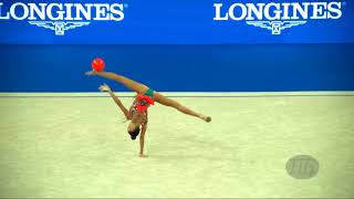 AVERINA Arina RUS  2017 Rhythmic Worlds Pesaro ITA  Qualifications Ball [upl. by Eladnor412]