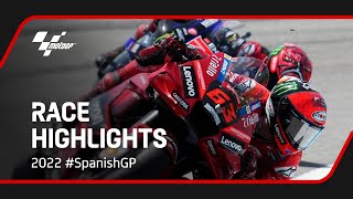 MotoGP™ Race Highlights  2022 SpanishGP [upl. by Oigufer]