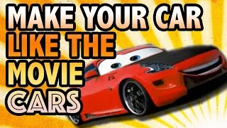 Make your car look like Disneys cars Photoshop tutorial [upl. by Tyree]