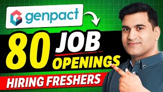 Genpact is Hiring Job for Freshers amp Experienced [upl. by Ayela]