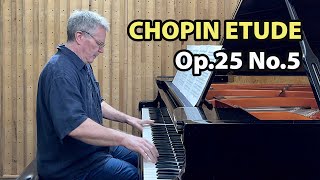 Chopin Etude Op25 No5  P Barton FEURICH piano [upl. by Samira]