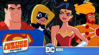 Justice League Action en Français  Une Super Romance  DC Kids [upl. by Marijane]