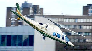 Incredible departure AgustaWestland A109 Grand at London Heliport [upl. by Eugirne828]