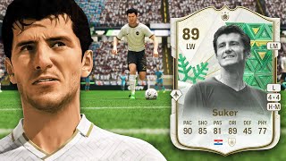 89 WINTER WILDCARD ICON SUKER SBC PLAYER REVIEW  EA FC 24 ULTIMATE TEAM [upl. by Jerol]