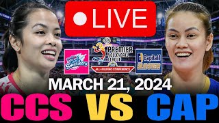 CREAMLINE VS CAPITAL 1 🔴LIVE  MARCH 21 2024  PVL ALL FILIPINO CONFERENCE 2024 [upl. by Veats]