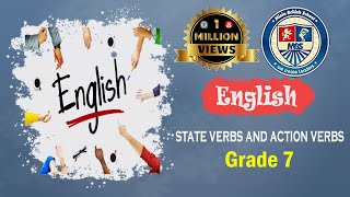 State Verbs and action verbs  Grade 7 English [upl. by Eejan]