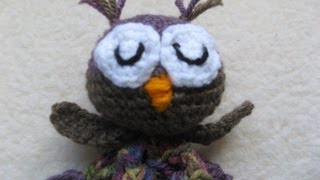 How to Crochet Owl blanket lovie Part Two [upl. by Merwyn]