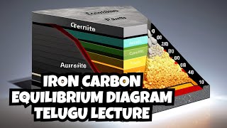 Iron Carbon Equilibrium Diagram  Ferrite  Cementite  Austenite  Pearlite  Martensite  Phases [upl. by Naerb]