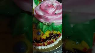 pineapple flavor cake design shortvideo cakedesign shortsfeed pineapplecake cakedecoratingideas [upl. by Costanzia]