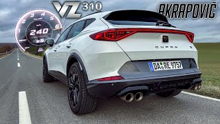 2024 Formentor VZ 310 with Akrapovic💥 0240 kmh acceleration🏁 by Automann in 4K [upl. by Boyt]