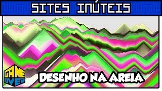 Desenho na areia  Sites Inúteis [upl. by Assyram]