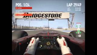 Bahrain Grand Prix  F1 2010  Full Race  Ferrari  Victory  Legend [upl. by Yuma263]