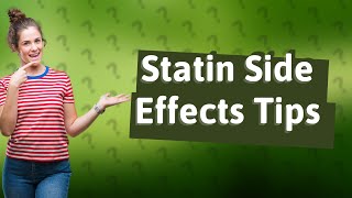 How do you overcome the side effects of statins [upl. by Tenej]