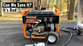 What Caused This Engine Damage  Generac GP5500 Repair [upl. by Relyt]