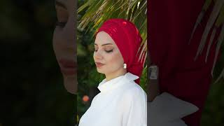 Showcase of Instant Turban Hijab Pleated Lightweight Aerobin Scarf Head Turban  HT108A [upl. by Chapin]